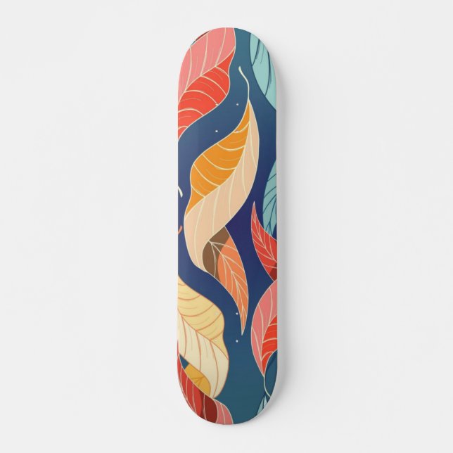 Autumn pattern skateboard (Front)