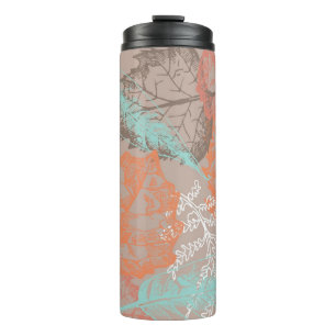 Autumn pattern thermal tumbler