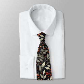 Autumn pattern tie
