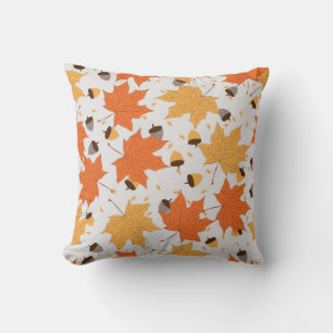 autumn pattern vintage seamless pattern cushion