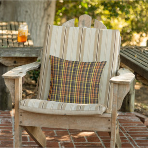 Autumn plaid cushion
