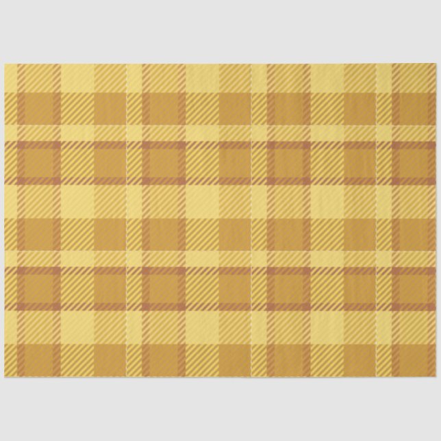 Autumn Plaid Series Design 11 Tissue Paper (Front)
