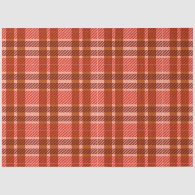 Autumn Plaid Series Design 12 Tissue Paper (Front)