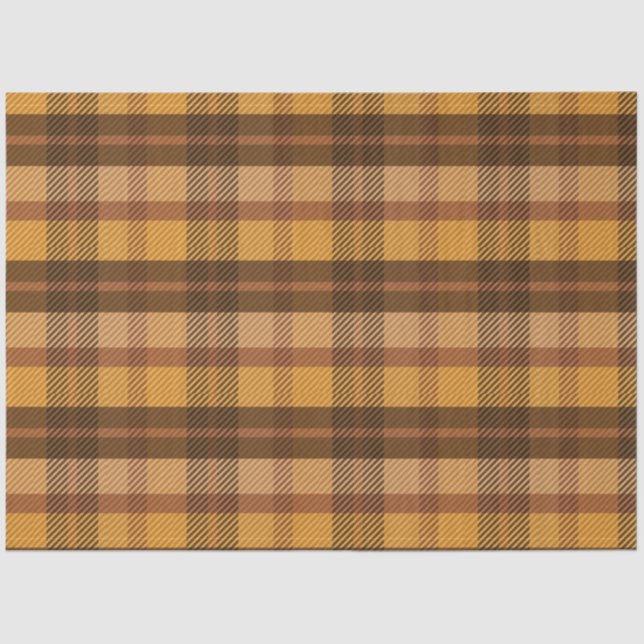 Autumn Plaid Series Design 17 Tissue Paper (Front)