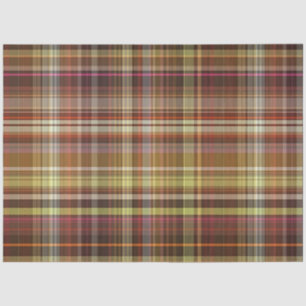 Autumn Plaid Series Design 24 Tissue Paper