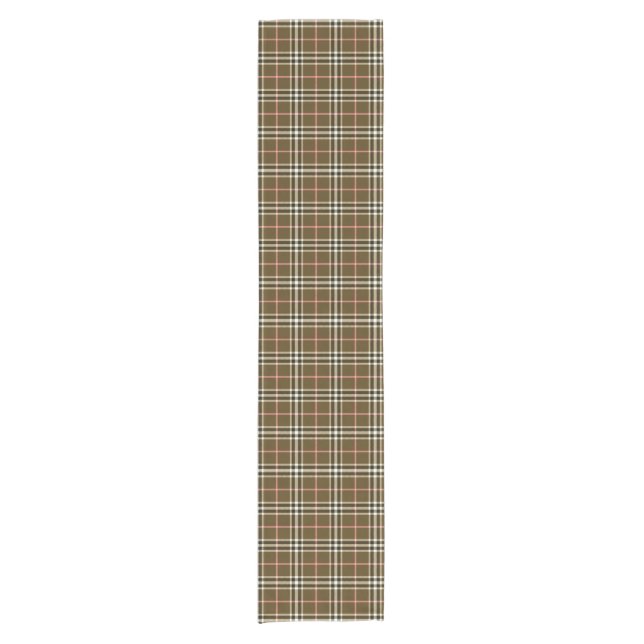 Autumn Plaid Short Table Runner (Front)