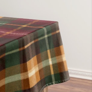 Autumn Plaid  Tablecloth