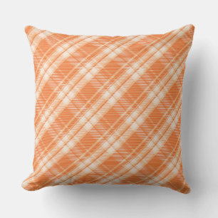 Autumn Plaid Throw Pillow