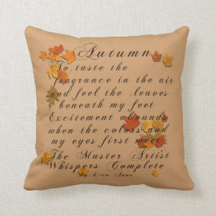 Autumn Poem Cushion