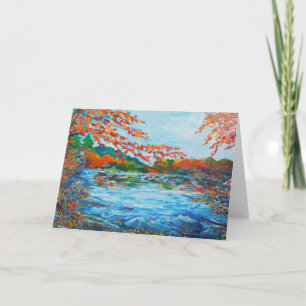 Autumn Pond Card