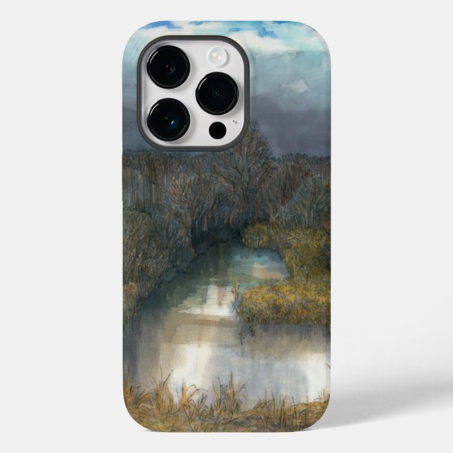 autumn pond Case-Mate iPhone case (Back)