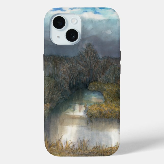 autumn pond Case-Mate iPhone case (Back)
