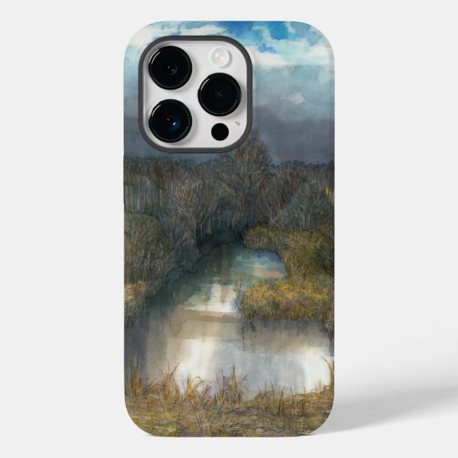 autumn pond Case-Mate iPhone case (Back)