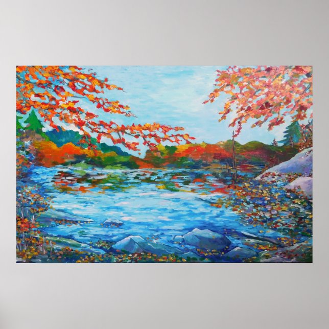 Autumn Pond Poster (Front)