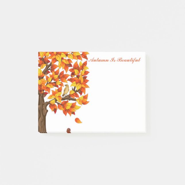 Autumn Post Notes-Autumn Is Beautiful Post-it Notes (Front)