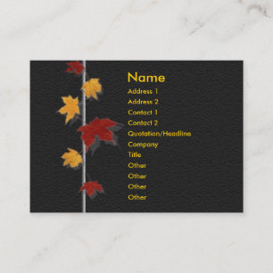 Autumn Profile Card