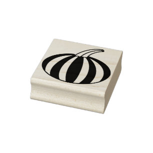 autumn pumpkin art stamp