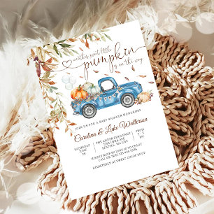 Autumn Pumpkin Baby Shower Invitation