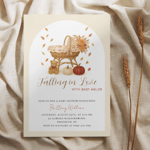 Autumn Pumpkin Boho Baby Shower  Invitation