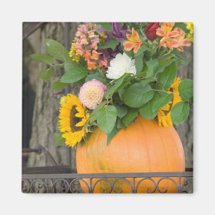 Autumn Pumpkin Bouquet Magnet