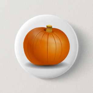 Autumn Pumpkin Button
