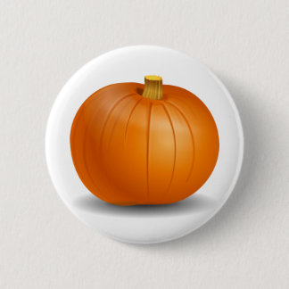 Autumn Pumpkin Button