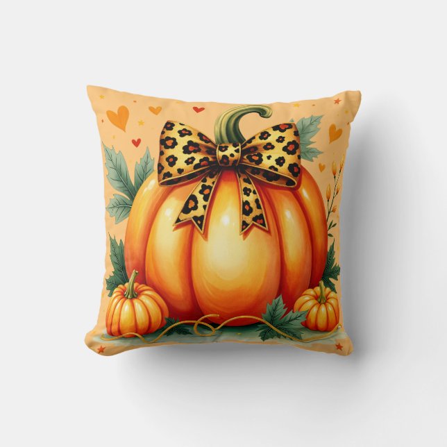 Autumn Pumpkin  Cushion (Front)