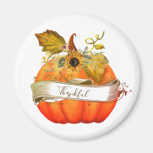 Autumn pumpkin customizeable  magnet