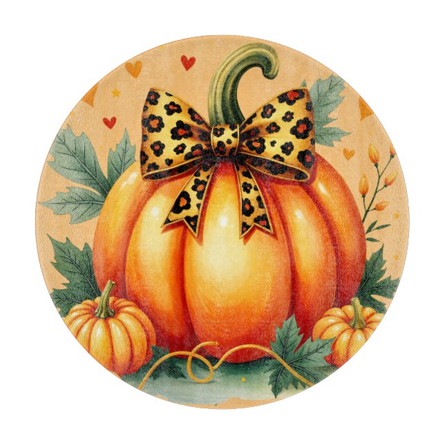 Autumn Pumpkin  Cutting Board (Front)
