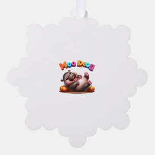 Autumn Pumpkin Fall Foliage Festival! MOO DENG Bab Tree Decoration Card