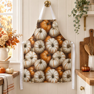 Autumn Pumpkin Harvest Halloween Thanksgiving Apron
