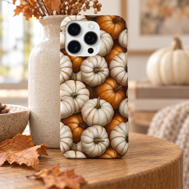 Autumn Pumpkin Harvest Halloween Thanksgiving Case-Mate iPhone Case (Creator Uploaded)