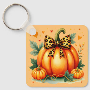 Autumn Pumpkin Key Ring