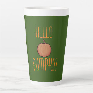 Autumn pumpkin latte mug