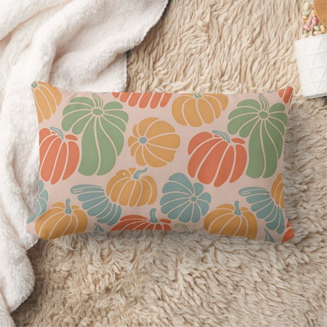 Autumn Pumpkin Pillow Cover – Fall Decor with  (Blanket)