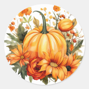 Autumn Pumpkin Stickers