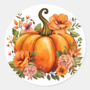 Autumn Pumpkin Stickers