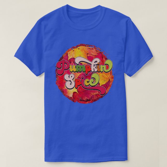 Autumn Pumpkin Thankgiving fall 5 T-Shirt (Design Front)
