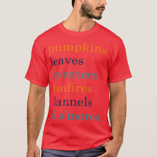 Autumn PumpkinFall Tshirt for Women with Sayings