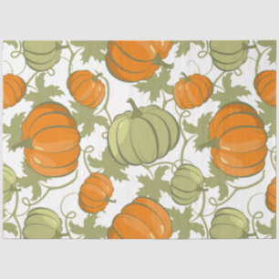 Autumn Pumpkins and Leaves Series Design 9 Tissue Paper