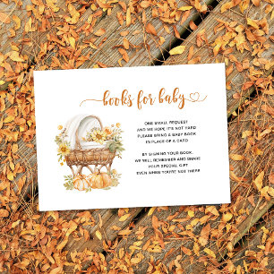Autumn Pumpkins Books for Baby Enclosure Card