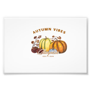 Autumn pumpkins Classic T-Shirt.png Photo Print