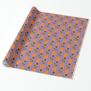 Autumn Pumpkins Gift Wrap