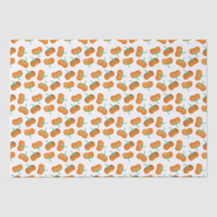 Autumn Pumpkins Pattern Fall Harvest Orange Tissue Paper