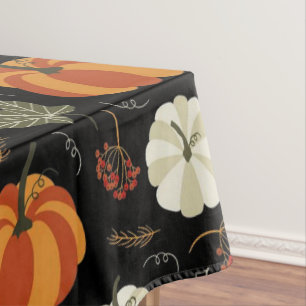 Autumn Pumpkins Pattern Tablecloth