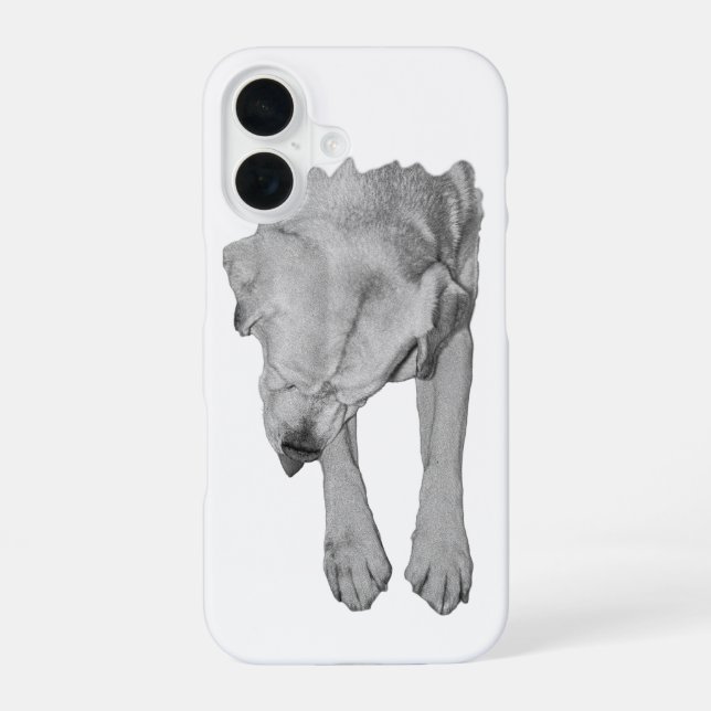 Autumn Pup iPhone 16 Case (Back)