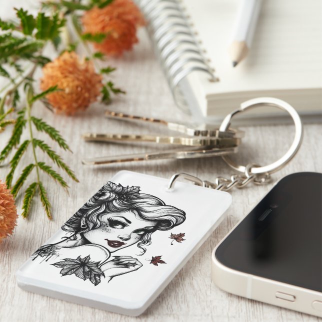 Autumn Queen Key Ring (Front Right)