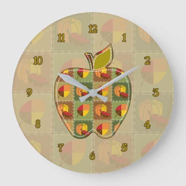 Autumn Quilt Clock (Front)