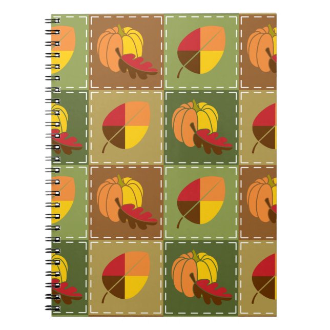 Autumn Quilt Notebook (Front)