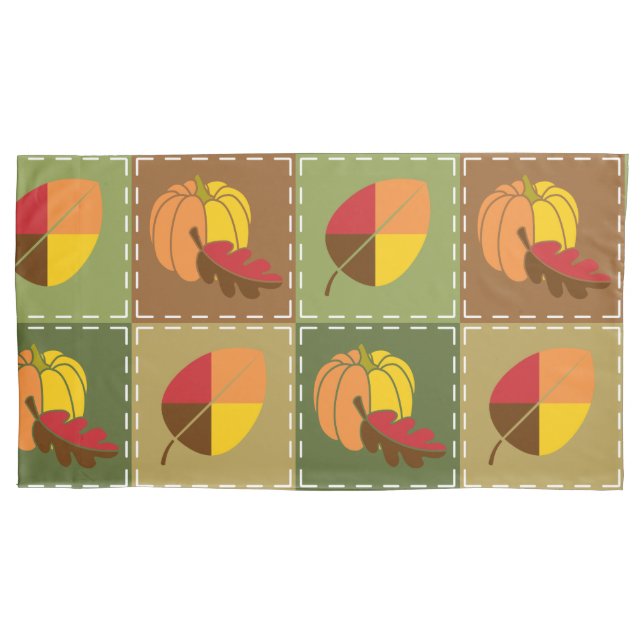 Autumn Quilt Pillowcase (Front)